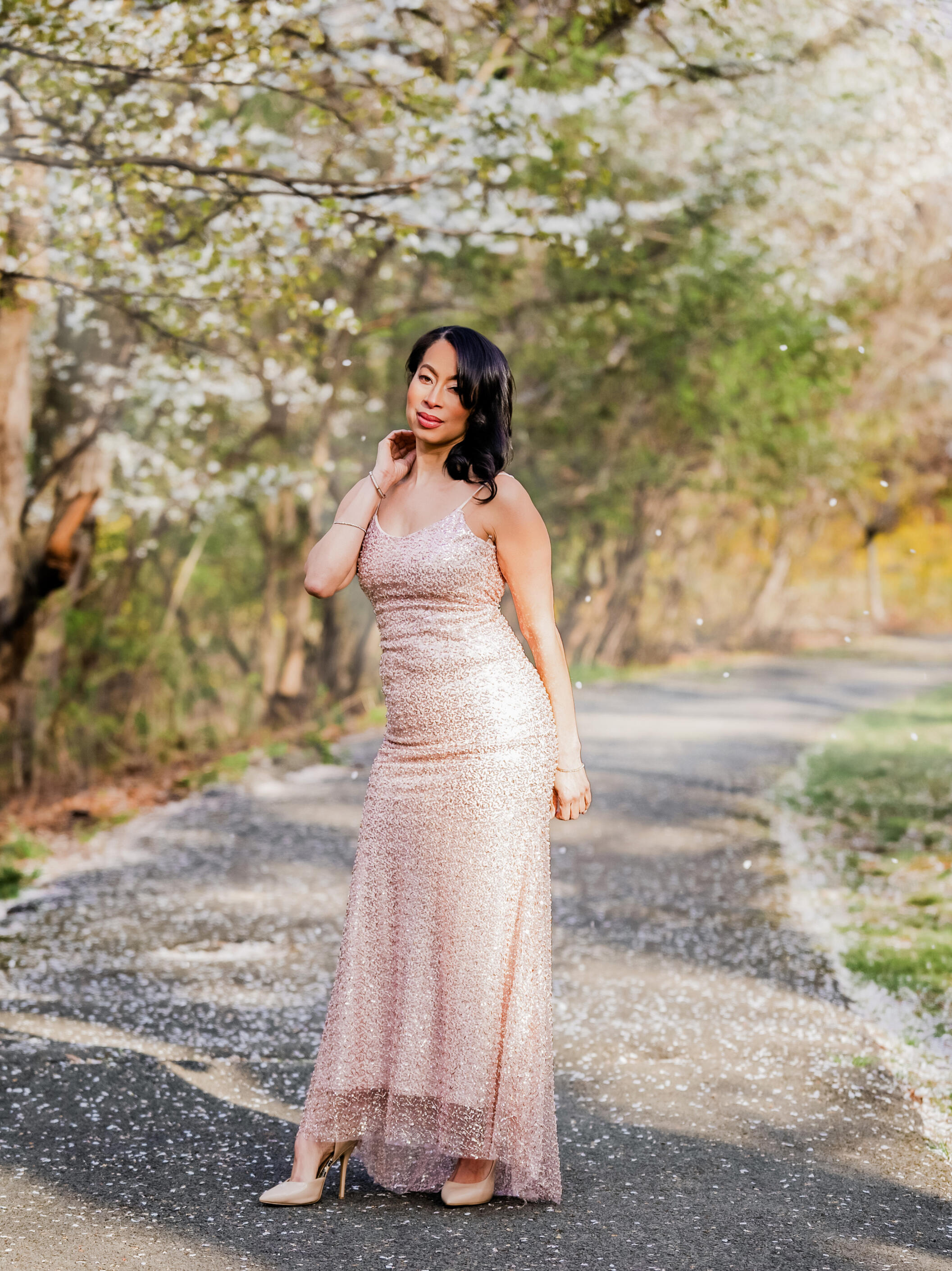 Cherry Blossom Tree Festival Birthday Photoshoot
